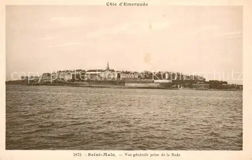 AK / Ansichtskarte Saint Malo_35 Vue generale prise de la Rade 