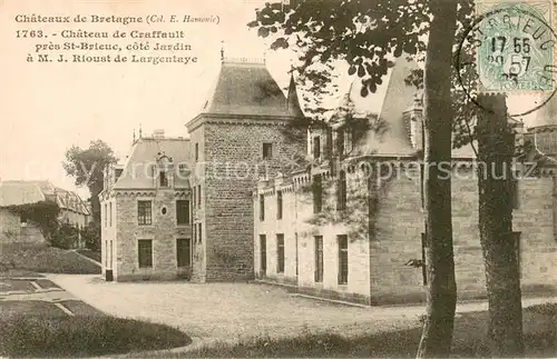 AK / Ansichtskarte Saint Brieuc_Cotes d_Armor Chateau de Craffault Saint Brieuc_Cotes d
