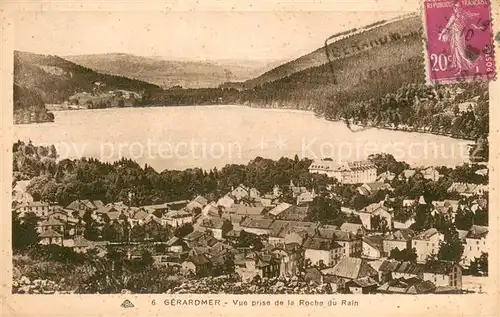 AK / Ansichtskarte Gerardmer_Vosges Vue prise de la Roche du Rain Gerardmer Vosges
