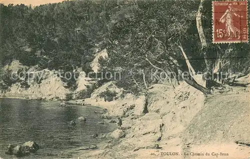 AK / Ansichtskarte Toulon_Var Le Chemin du Cap Brun Toulon_Var