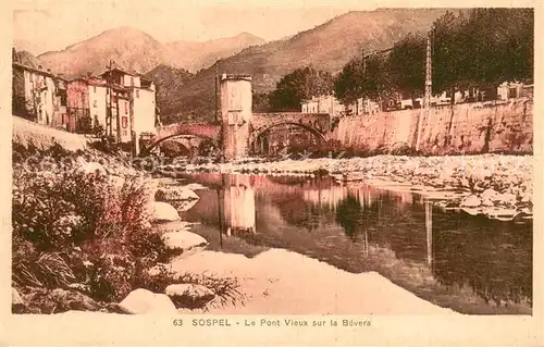 AK / Ansichtskarte Sospel Le pont vieux sur la Bevera Sospel