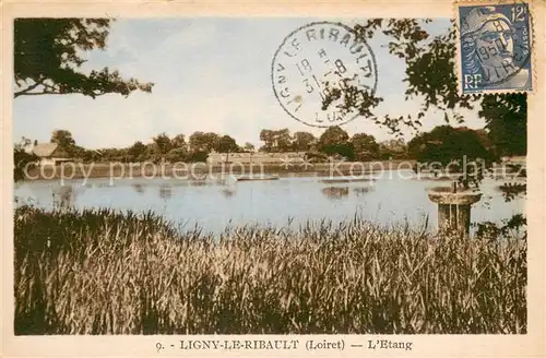 AK / Ansichtskarte Ligny le Ribault L Etang Ligny le Ribault