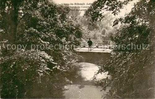 AK / Ansichtskarte Ligny le Ribault Les bords du Cosson Pont du Lavoir Ligny le Ribault