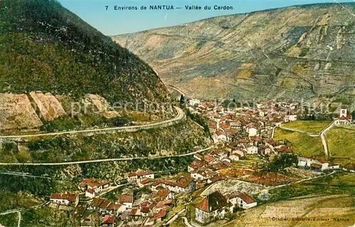 AK / Ansichtskarte Nantua Panorama Vallee du Cerdon Nantua