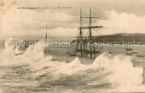 AK / Ansichtskarte Portrieux La mer en furie Portrieux