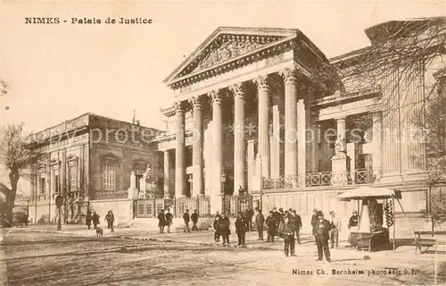 AK / Ansichtskarte Nimes Palais de Justice Nimes