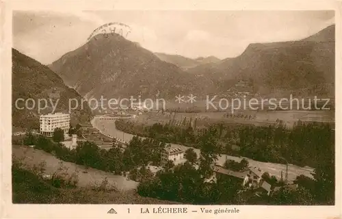 AK / Ansichtskarte La_Lechere_les_Bains Vue generale et les Alpes La_Lechere_les_Bains