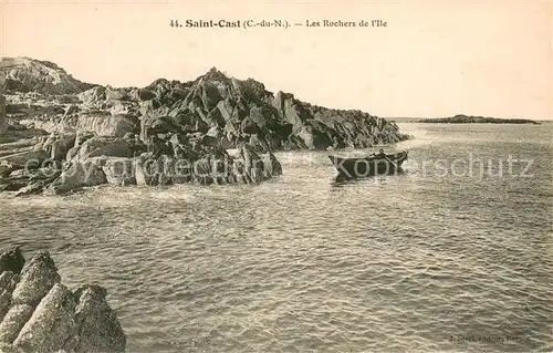 AK / Ansichtskarte Saint Cast le Guildo Panorama Cote et les Rochers de l ile Saint Cast le Guildo