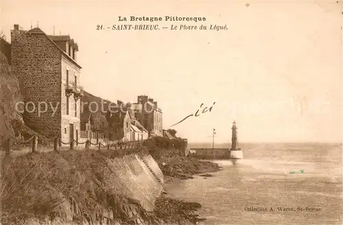 AK / Ansichtskarte Saint Brieuc_Cotes d_Armor Le Phare du Legue Saint Brieuc_Cotes d