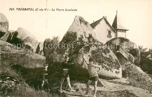 AK / Ansichtskarte Tregastel La Pierre branlante Tregastel