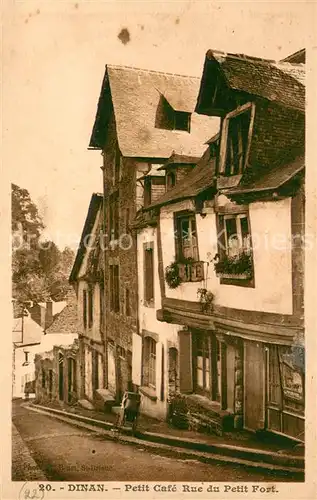 AK / Ansichtskarte Dinan_22 Petit Cafe Rue du Petit Fort 