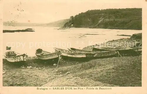 AK / Ansichtskarte Les_Sables d_Olonne Les Pins Pointe de Beaumont Les_Sables d_Olonne