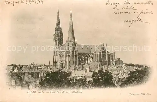 AK / Ansichtskarte Chartres_28 Cote Sud de la Cathedrale 