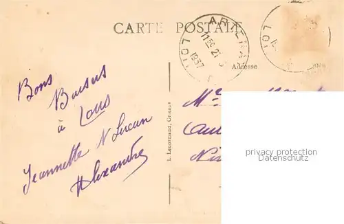 AK / Ansichtskarte Orleans_Loiret Square Louis Pasteur Orleans_Loiret