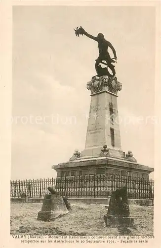 AK / Ansichtskarte Valmy_Marne Monument Kellermann commemoratif a la grande victoire remportees sur les Autrichiens le 20 Sept 1792 Valmy Marne