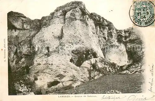AK / Ansichtskarte Langres Grotte de Sabinus Langres