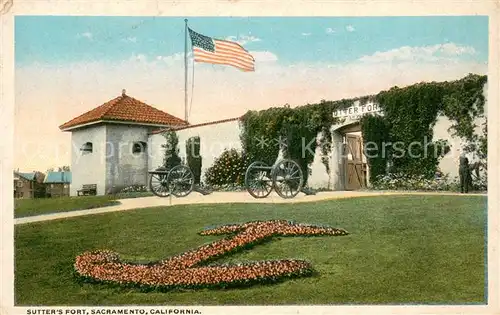 AK / Ansichtskarte Sacramento_California Sutters Fort 