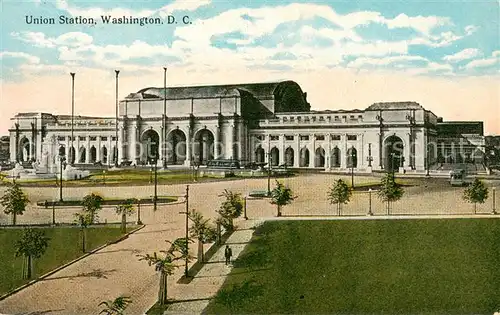 AK / Ansichtskarte Washington_DC Union Station 