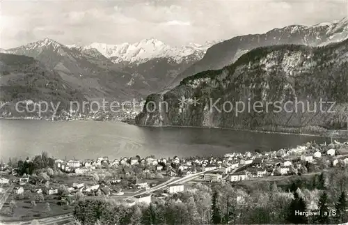 AK / Ansichtskarte Hergiswil_NW Panorama Hergiswil NW