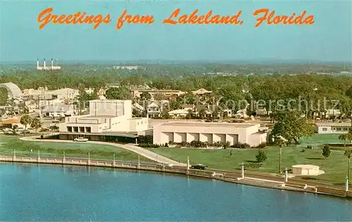 AK / Ansichtskarte Lakeland_Florida Civic Center on Lake Mirror 