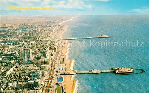 AK / Ansichtskarte Brighton_East_Sussex Fliegeraufnahme Brighton_East_Sussex