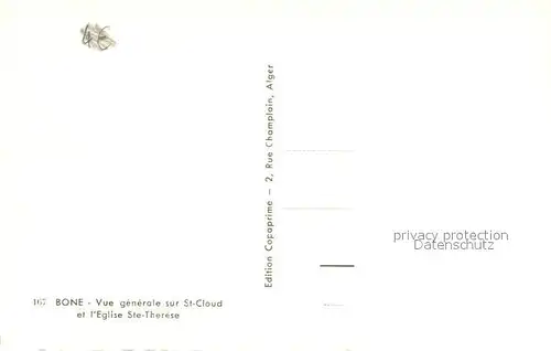 AK / Ansichtskarte Bone Vue generale sur St Cloud et lEglise Ste Therese Bone