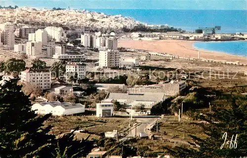 AK / Ansichtskarte Tanger_Tangier_Tangiers Panorama et la plage Tanger_Tangier_Tangiers