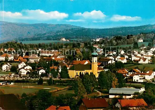 AK / Ansichtskarte Frauenau Kirche Unserer Lieben Frau Panorama Frauenau