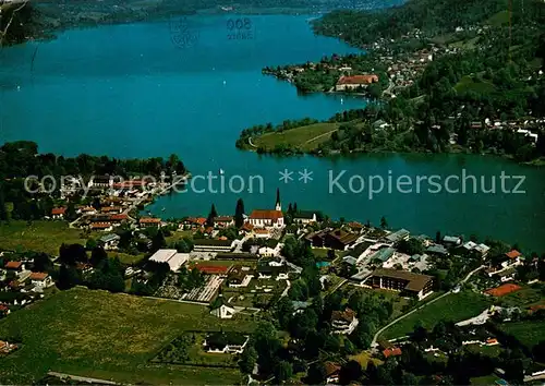 AK / Ansichtskarte Rottach Egern am Tegernsee Fliegeraufnahme Rottach Egern
