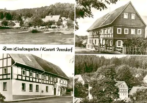 AK / Ansichtskarte Jonsdorf Gaststaette Ferienobjekt Zum Lindengarten Obstbau Damsdorf Jonsdorf