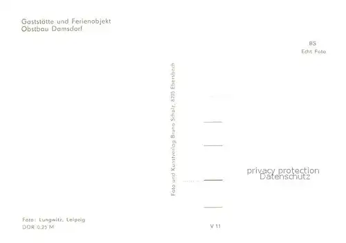 AK / Ansichtskarte Jonsdorf Gaststaette Ferienobjekt Zum Lindengarten Obstbau Damsdorf Jonsdorf