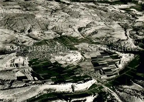 AK / Ansichtskarte Steinheim_Murr Steinheimer Becken Schwaebische Alb Meteorkrater Fliegeraufnahme Steinheim Murr