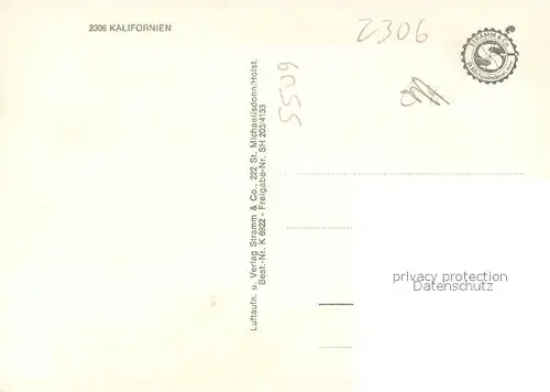 AK / Ansichtskarte Kalifornien_Ostseebad Leuchtturm Fliegeraufnahme Strand Kalifornien_Ostseebad