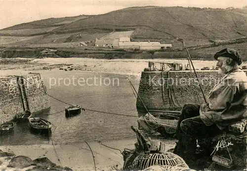 AK / Ansichtskarte Saint Germain des Vaux Le petit port Racine dans l anse Saint Martin Saint Germain des Vaux