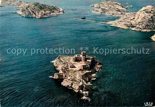 AK / Ansichtskarte Chateau_d_If_pres_de_Marseille et les iles vue aerienne 