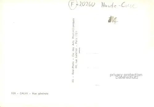 AK / Ansichtskarte Calvi Vue generale et la plage Calvi