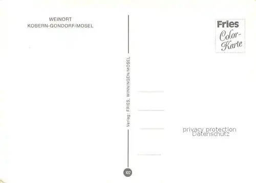 AK / Ansichtskarte Gondorf_Mosel Teilansichten Weinort Weinkeller Feuerwerk Gondorf Mosel