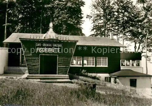 AK / Ansichtskarte ueckeritz_Usedom Cafe Tanzbar Fischerhuette ueckeritz Usedom