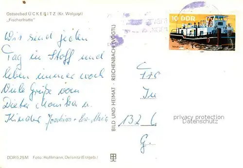 AK / Ansichtskarte ueckeritz_Usedom Cafe Tanzbar Fischerhuette ueckeritz Usedom