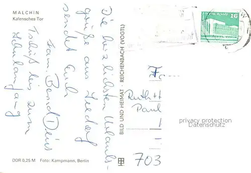 AK / Ansichtskarte Malchin_Demmin Kalensches Tor Malchin Demmin