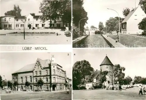 AK / Ansichtskarte Luebz HO Gaststaetten Schleuse Stadtmuseum Luebz