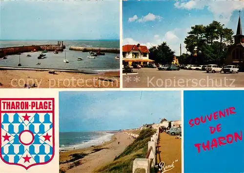 AK / Ansichtskarte Tharon Plage Port Place de la Duchesse Anne Tharon Plage
