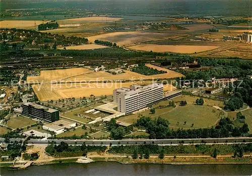 AK / Ansichtskarte Porz_Koeln Krankenhaus Fliegeraufnahme Porz_Koeln