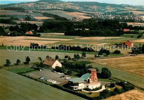 AK / Ansichtskarte Lohe_Bad_Oeynhausen Windmuehle Fliegeraufnahme Lohe_Bad_Oeynhausen