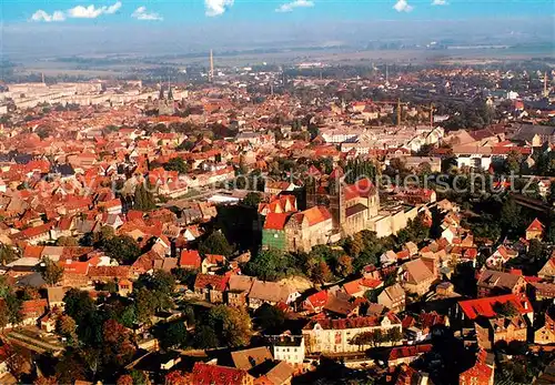 AK / Ansichtskarte Quedlinburg Fliegeraufnahme Quedlinburg