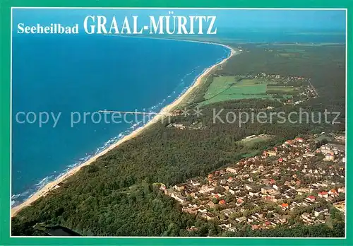 AK / Ansichtskarte Graal Mueritz_Ostseebad Fliegeraufnahme Graal Mueritz_Ostseebad