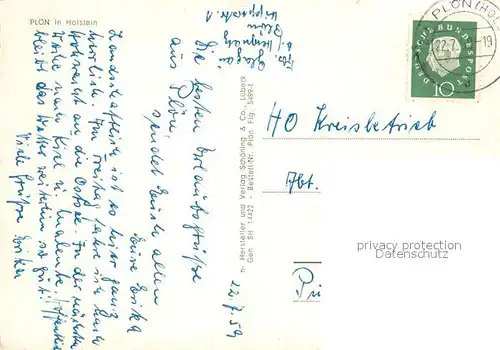 AK / Ansichtskarte Ploen_See Fliegeraufnahme Ploen_See