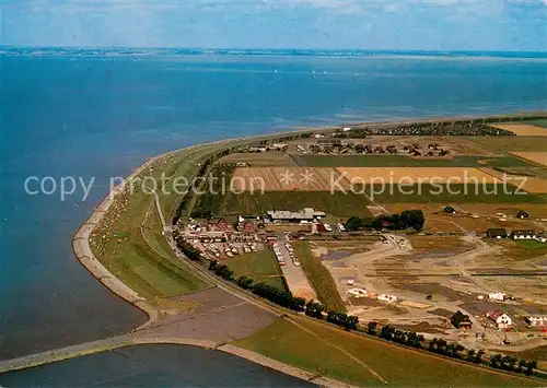 AK / Ansichtskarte Friedrichskoog_Nordseebad Fliegeraufnahme Friedrichskoog_Nordseebad