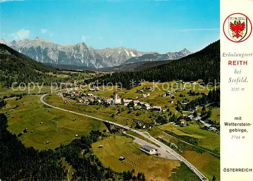 AK / Ansichtskarte Reith_Seefeld_Tirol Fliegeraufnahme Reith_Seefeld_Tirol