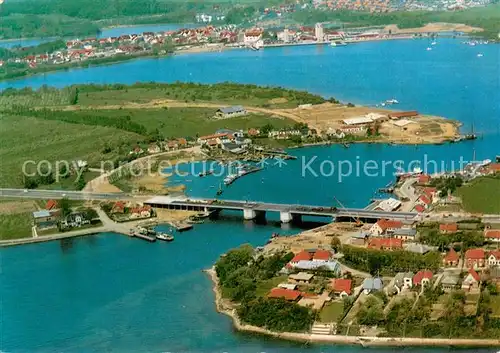 AK / Ansichtskarte Egernsund Fliegeraufnahme mit Egernsundbroen Egernsund